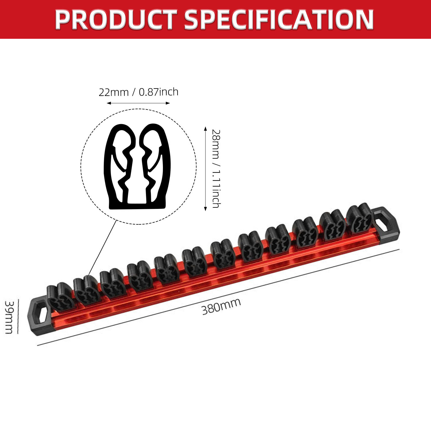 🔧 50% OFF! 🔩 Heavy-Duty Aluminum Magnet Screwdriver Organizer – Sturdy, Compact & Ideal for Professional Storage