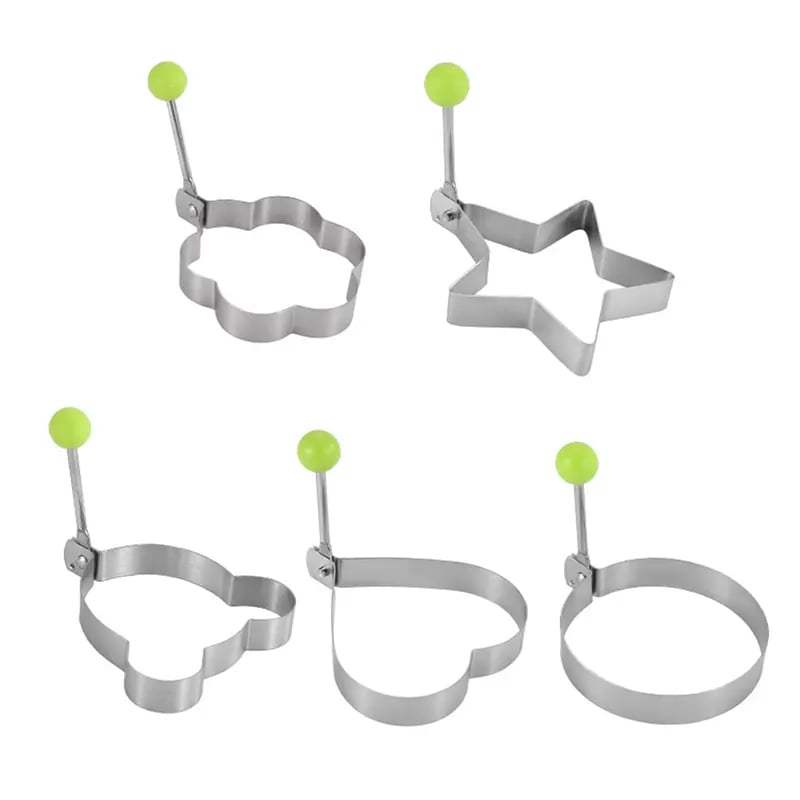 5 Counts Set Fried Egg Rings Molds, Multifunctional Breakfast Tool