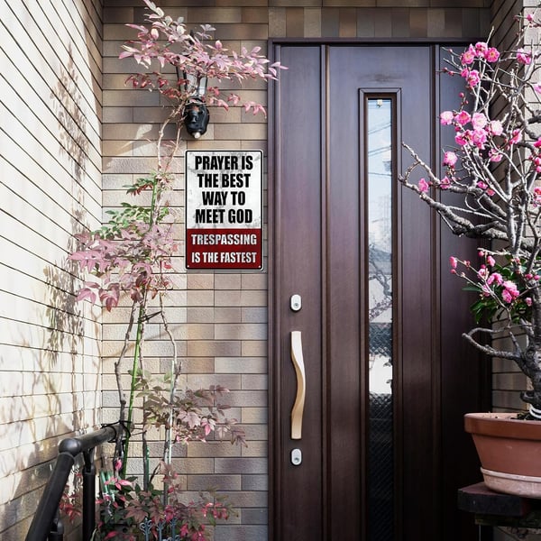 🔥LAST DAY 49% OFF - Metal No Trespassing Signs Private Property Funny - ✨Buy 1 / 8×12 inch