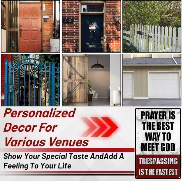 🔥LAST DAY 49% OFF - Metal No Trespassing Signs Private Property Funny - ✨Buy 1 / 8×12 inch