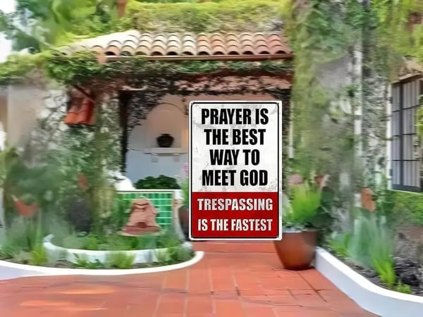 🔥LAST DAY 49% OFF - Metal No Trespassing Signs Private Property Funny - ✨Buy 1 / 8×12 inch