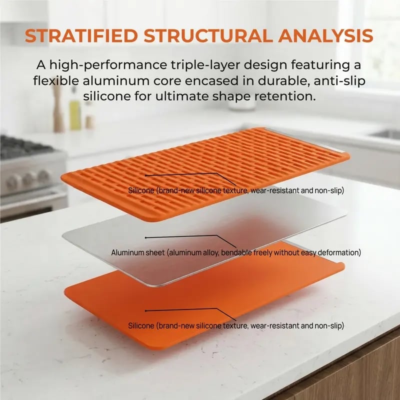 2026 Portable Foldable Silicone Phone Holder, Bendable Freely into Any Shape, Multi-Angle Adjustable Stand for Mobile Phone - Orange