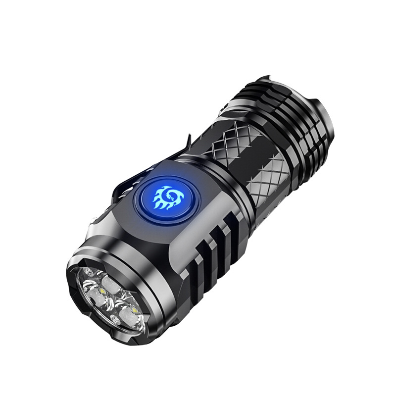 🔥 Three-eyed Monster Mini Flash Super Power Flashlight
