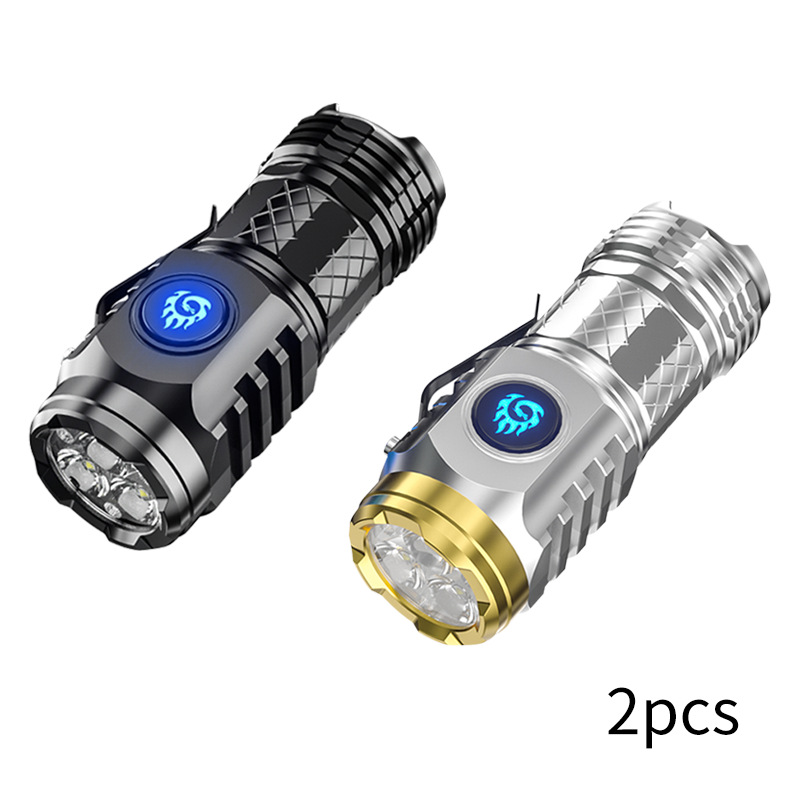 🔥 Three-eyed Monster Mini Flash Super Power Flashlight