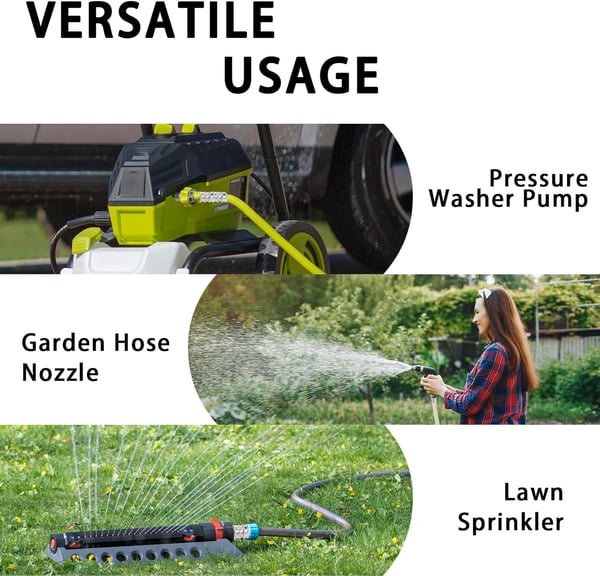 ✨💧Stainless Steel Garden Hose Quick Connect Fittings Set