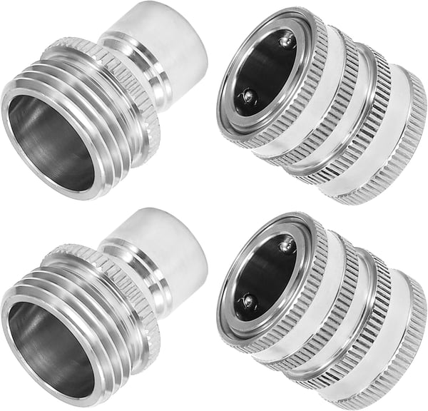 ✨💧Stainless Steel Garden Hose Quick Connect Fittings Set