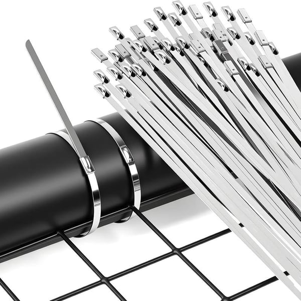 🎉 Special Offer Today Only!🎉🔥Stainless Steel Cable Tie Gun with Metal Zip Ties