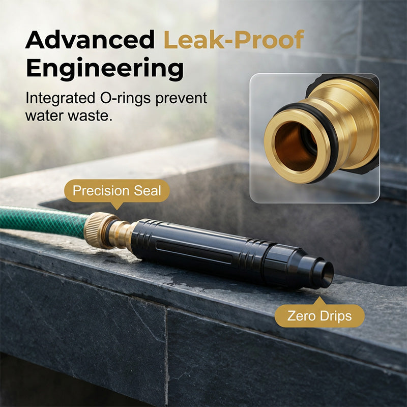 🥳2026 HOT SALE🔫🧼 50% OFF! Turbo Power Water Nozzle – Concentrated jet for tough grime, gentle fan for flowers. Brass connector, leak‑free. Wash at home, save big on car washes. 🚗💨