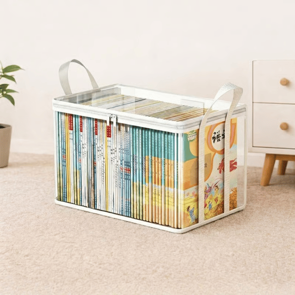 🎁 📦Large Heavy-Duty Thick Plastic Clear Storage Bag for Clothes, Moving & Storage