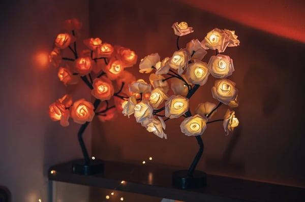 📢📢49% OFF!!⏰🌹Rose Flower Design Tree Night Light🌟