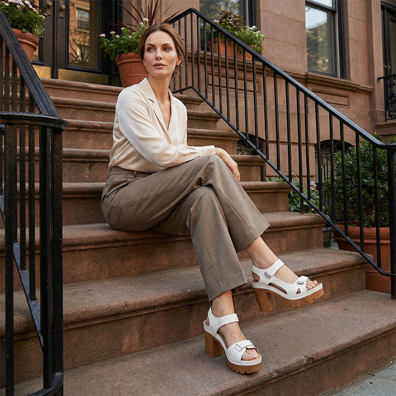 👡 FLASH SALE: 50% OFF! 🏖️ Women's Platform One-Strap Sandals – Adjustable Velcro, Cushioned Insole & Anti-Slip Grip ✨