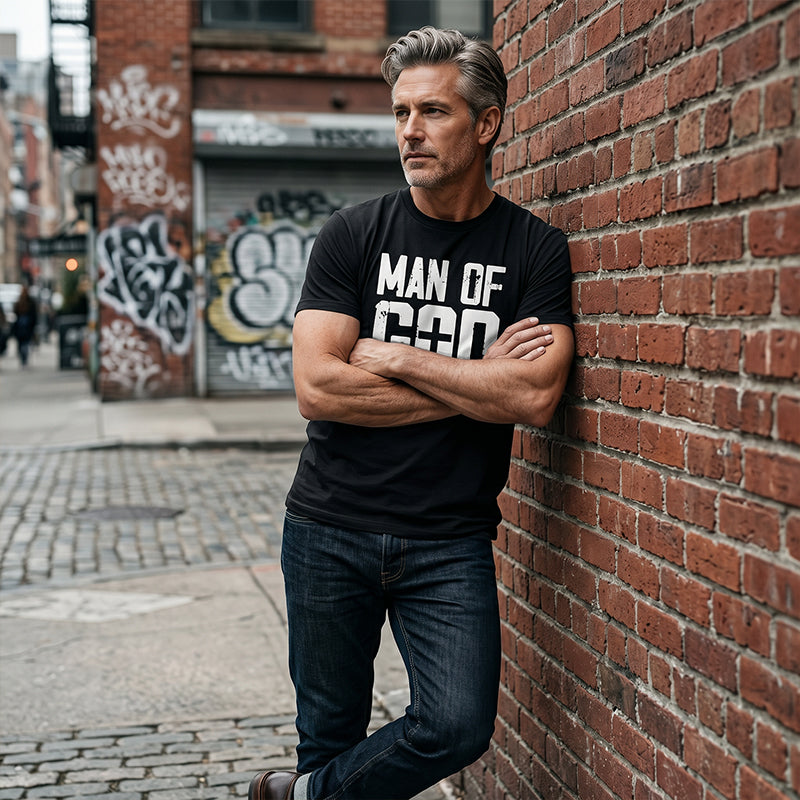 ✝️ LIMITED-TIME 50% OFF! ✨ Men's Faith Statement T-Shirt – Inspirational, Comfortable, Versatile 🙏