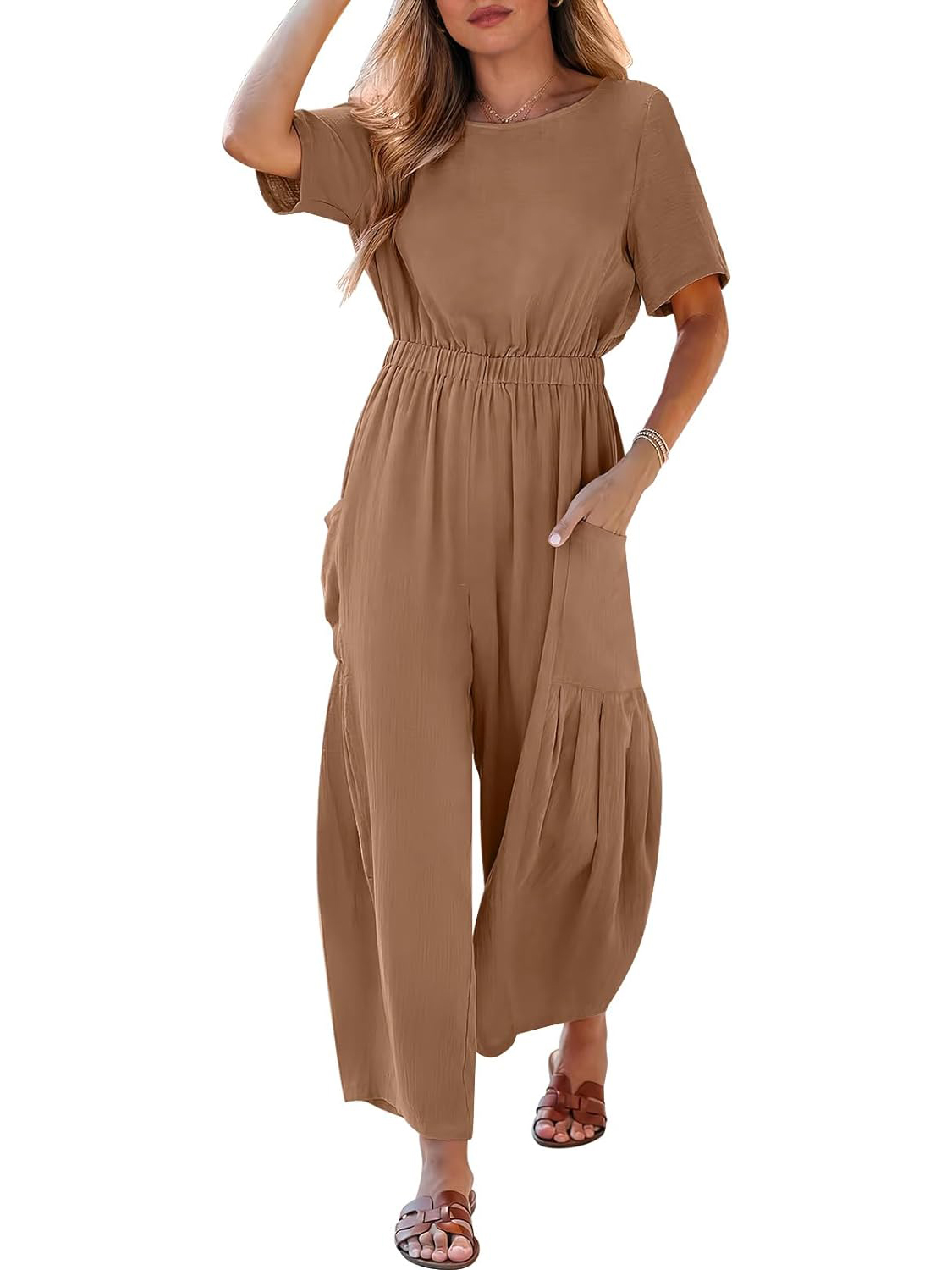 Women Linen Jumpsuit Trendy Clothes