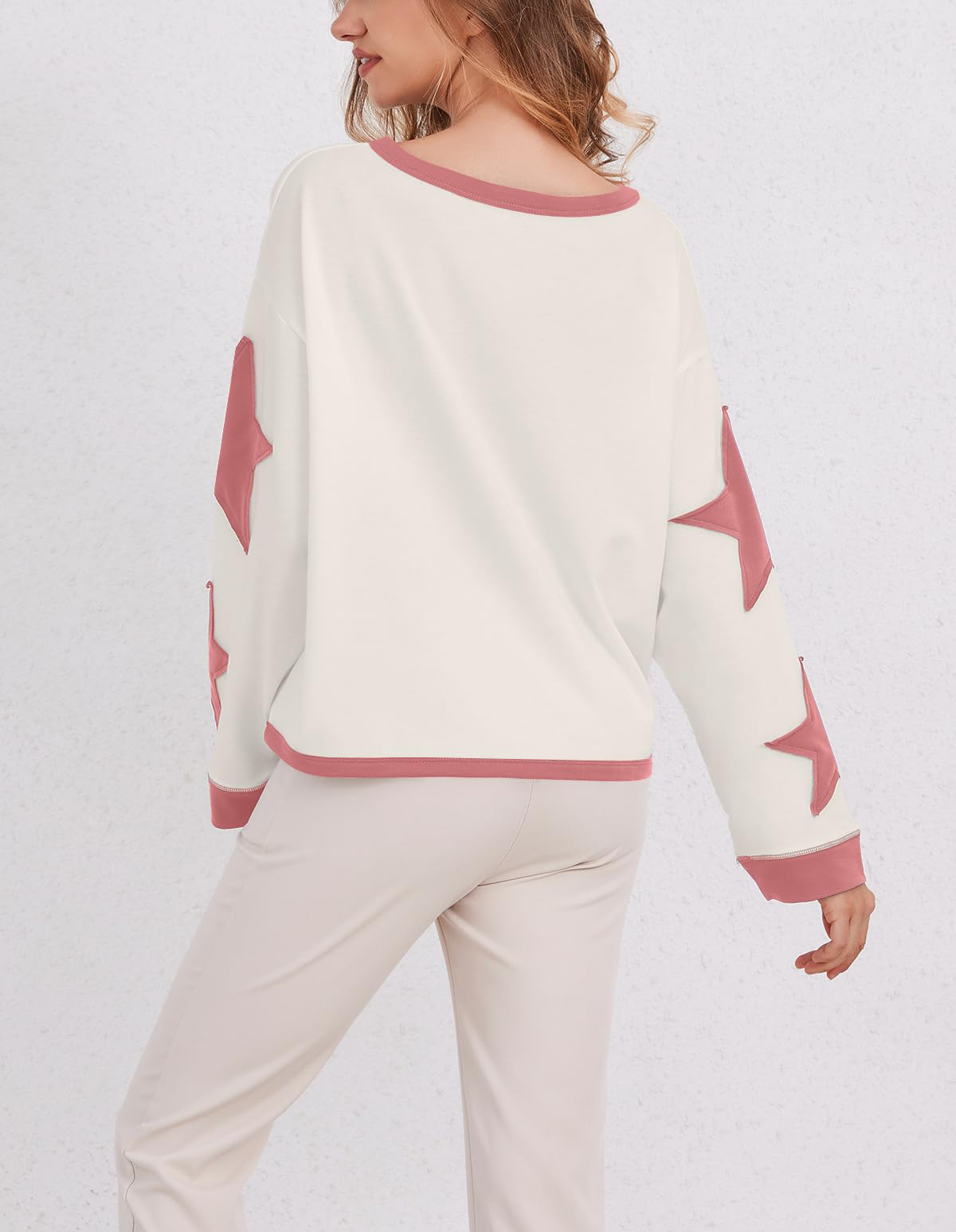 Star Graphic Oversized Sweatshirts for Women (Buy 2 Free Shipping)