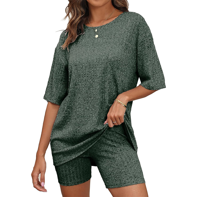 Women Knit Loungewear Sets 2 Pieces(Buy 2 Free Shipping)