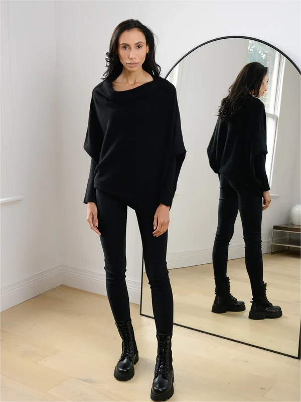 2023 Hot Sale-Asymmetric Draped Jumper (Buy 2 Free Shipping)
