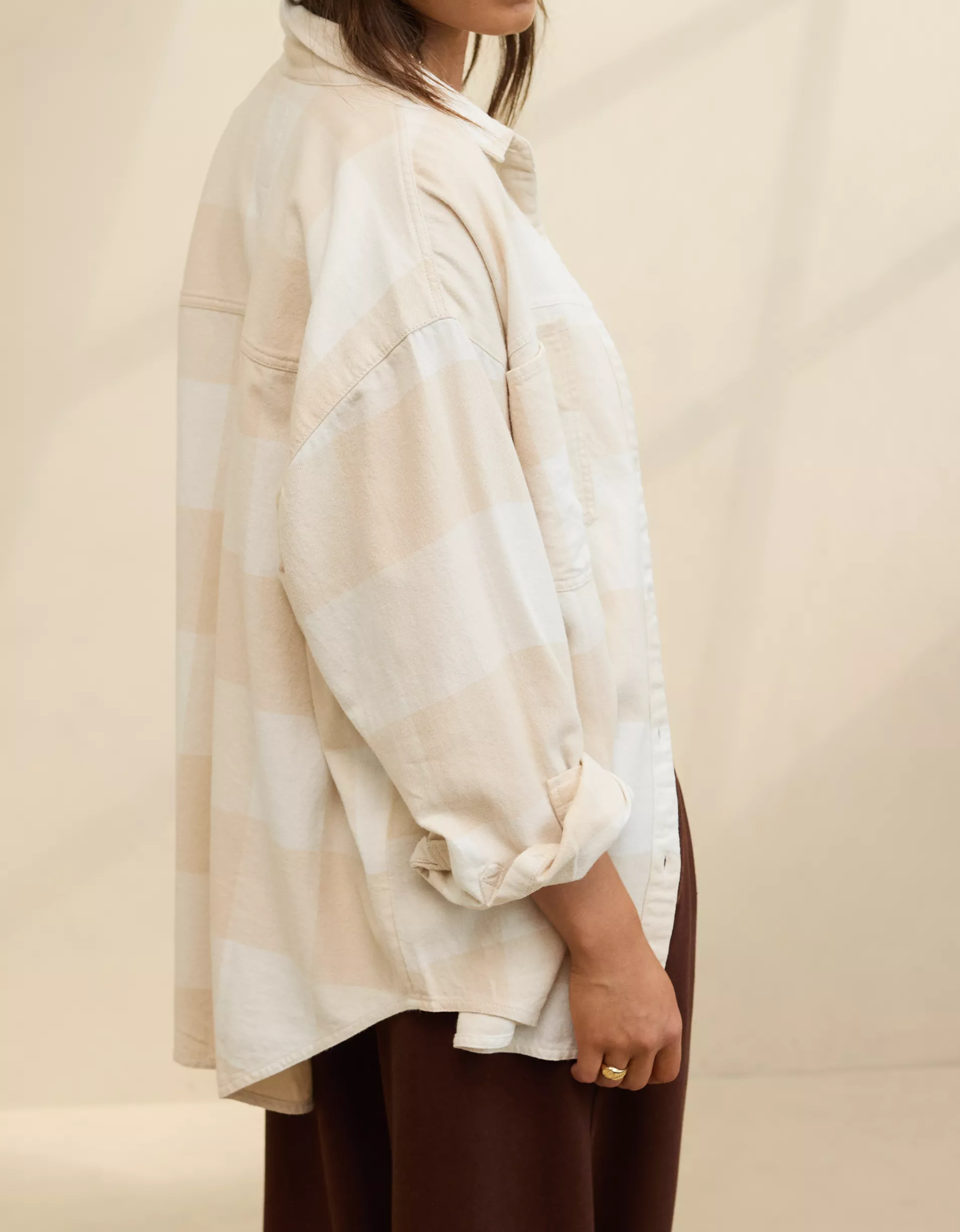 Women's Loose Flannel Casual Double Pocket Shirt[Buy 2 Free Shipping]