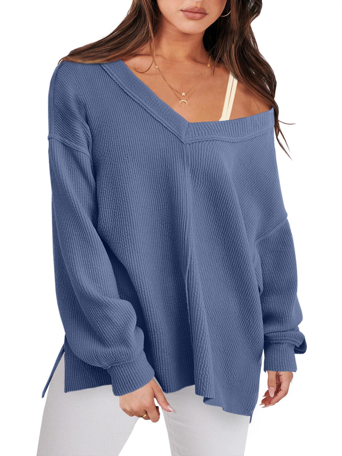 Women's Oversized Long Sleeve Sweatshirt (Buy 2 Free Shipping)