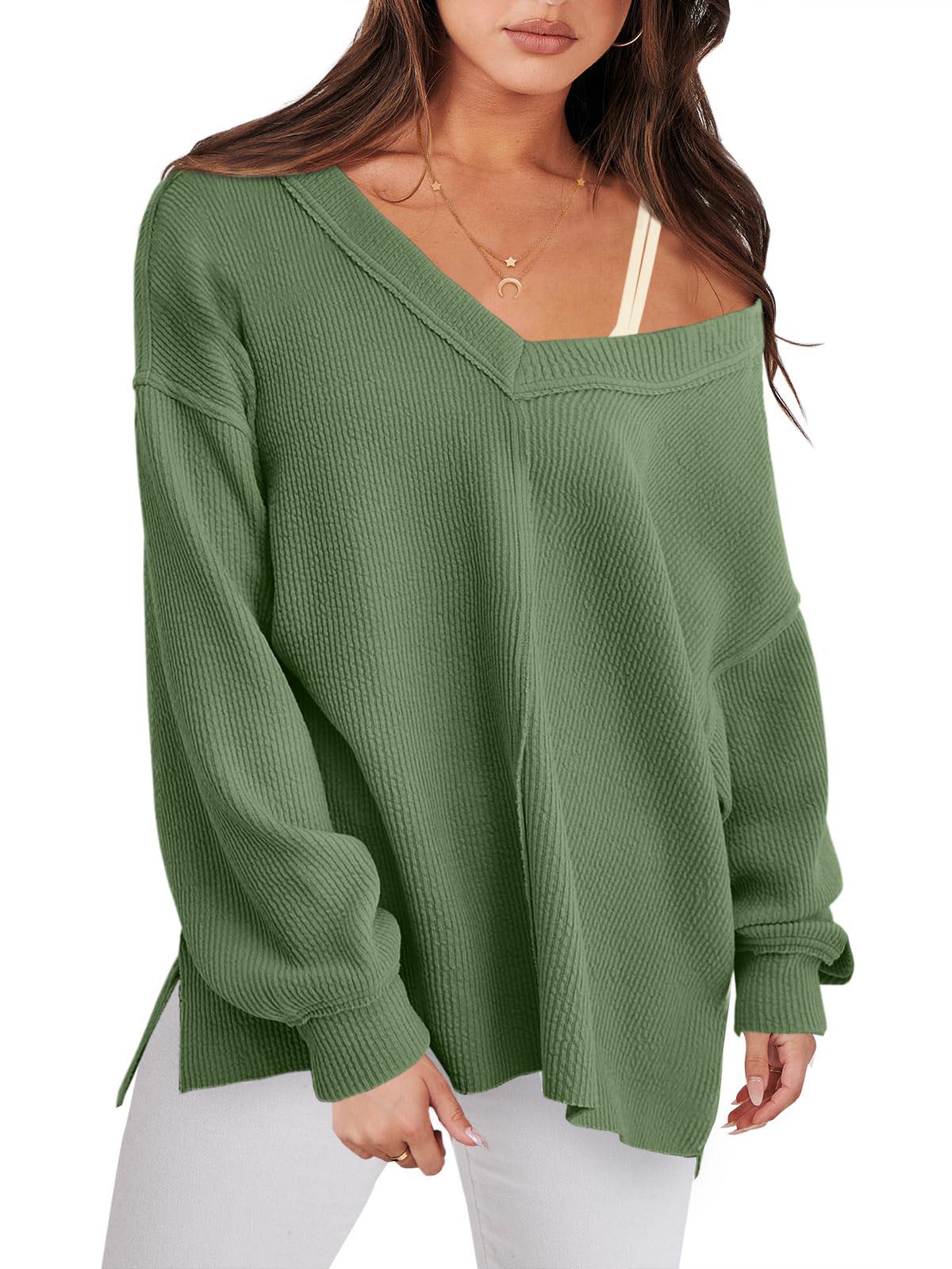 Women's Oversized Long Sleeve Sweatshirt (Buy 2 Free Shipping)