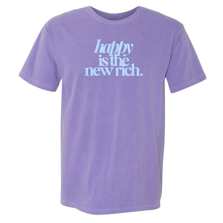 'Happy Is The New Rich' T-Shirt (BUY 2 FREE SHIPPING)