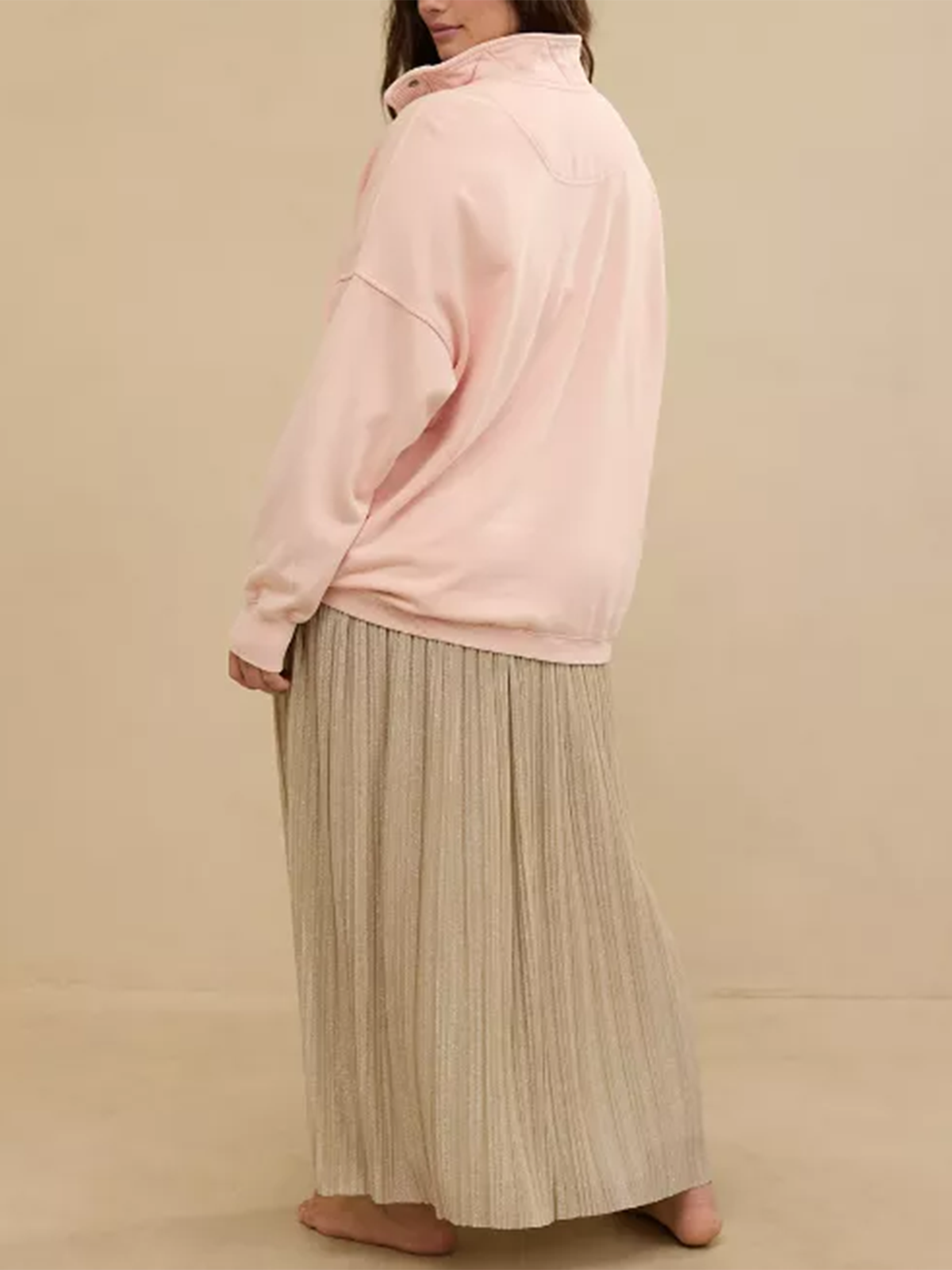 Quarter Snap Sweatshirt(Buy 2 Free Shipping)