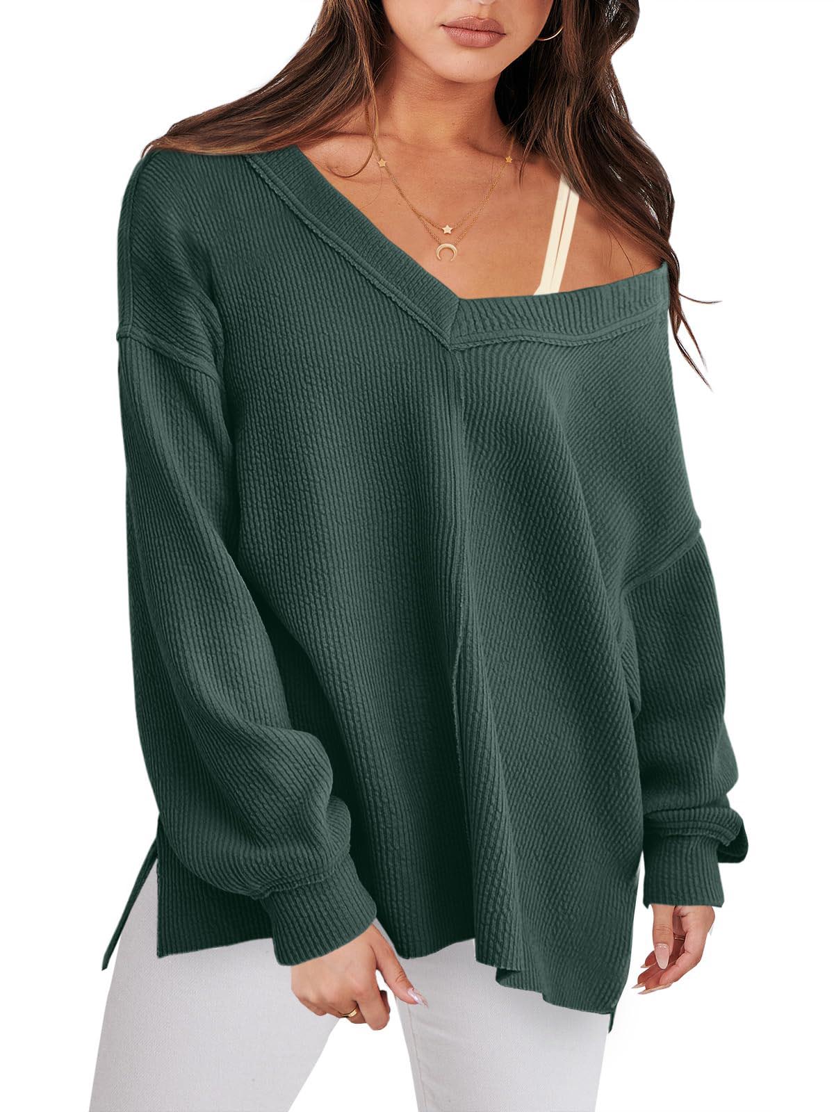 Women's Oversized Long Sleeve Sweatshirt (Buy 2 Free Shipping)