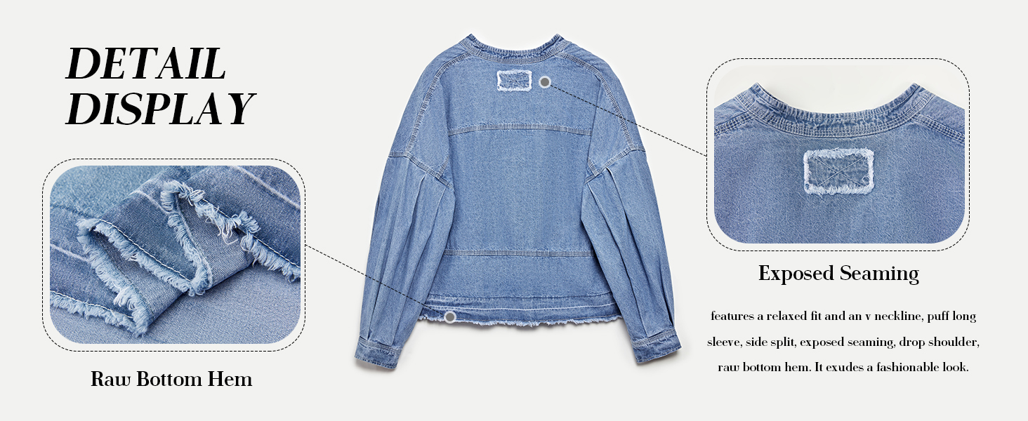 oversized denim shirt