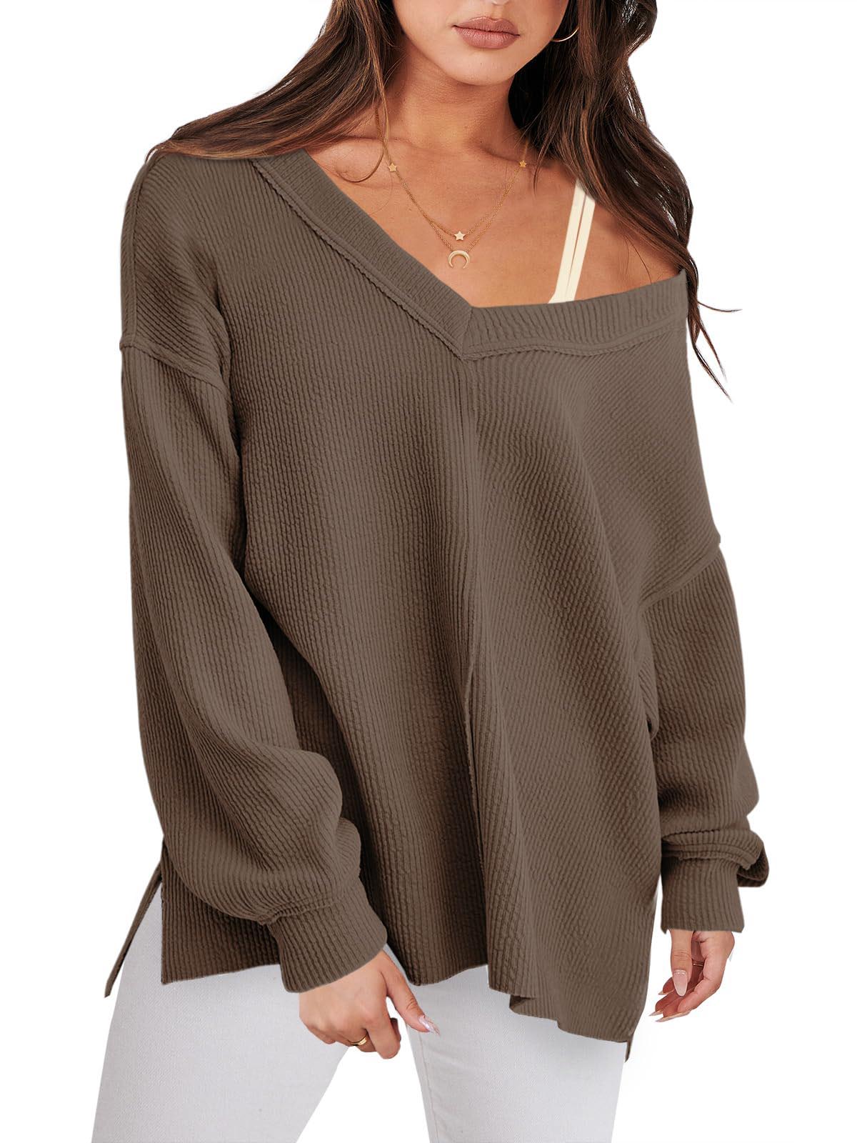 Women's Oversized Long Sleeve Sweatshirt (Buy 2 Free Shipping)