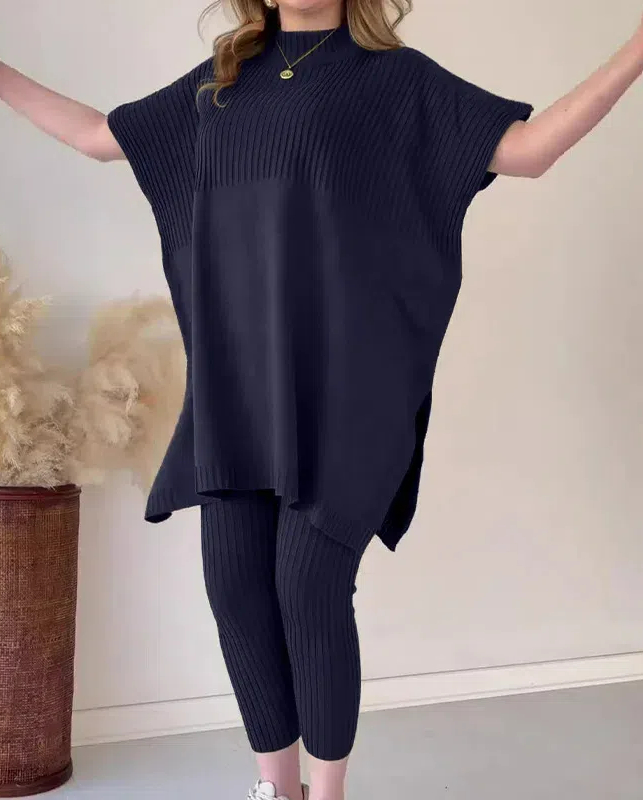 ⏰Clearance Sale 50% Knitted Two-piece Set(Buy 2 Free Shipping)