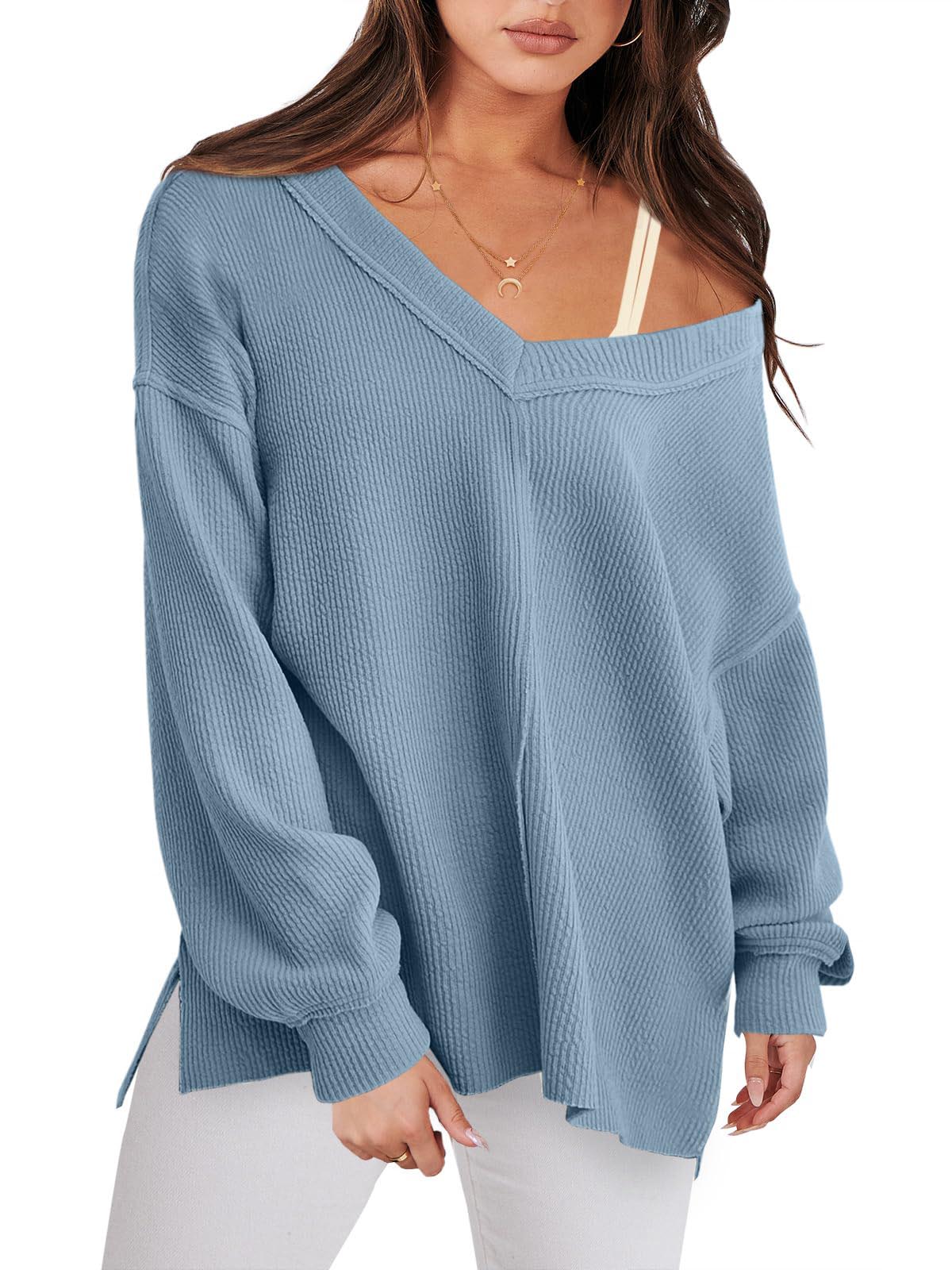 Women's Oversized Long Sleeve Sweatshirt (Buy 2 Free Shipping)