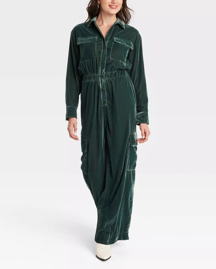 Women's Long Sleeve Velvet Overalls【Buy Two Free Shipping】