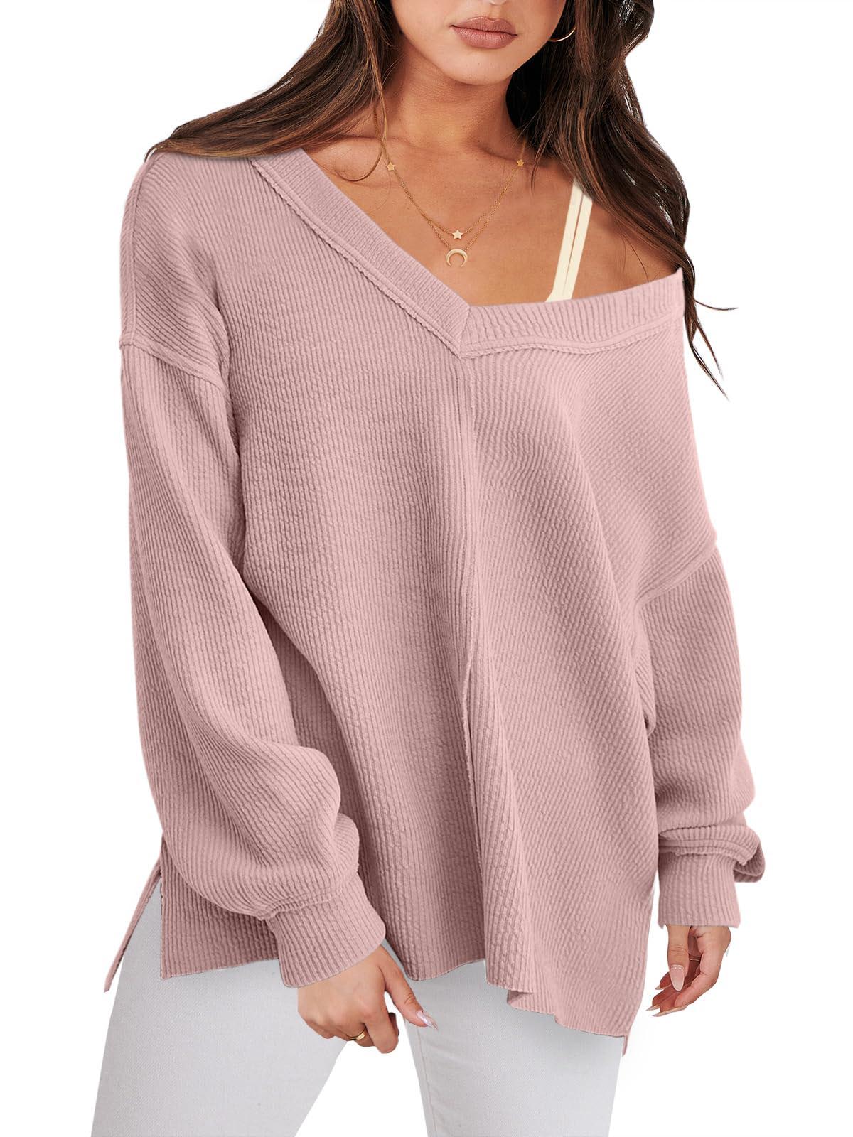 Women's Oversized Long Sleeve Sweatshirt (Buy 2 Free Shipping)