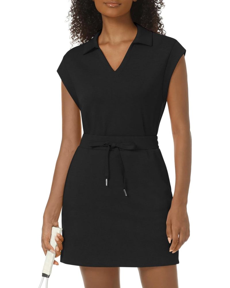 ✨Women's Casual Sports Cap Sleeve Lapel Shirt Skirt Two-Piece Set (Buy 2 Free Shipping)