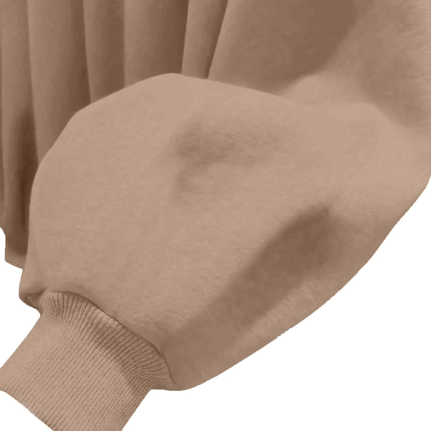 Womens Casual Sweatshirt V Neck Oversized Hoodless Solid Pullover