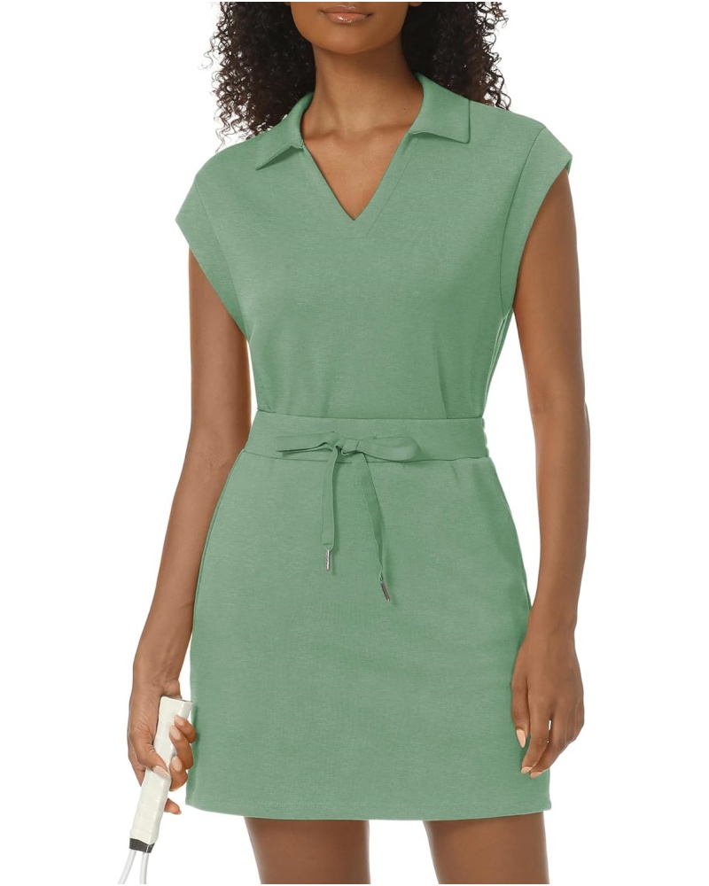 ✨Women's Casual Sports Cap Sleeve Lapel Shirt Skirt Two-Piece Set (Buy 2 Free Shipping)