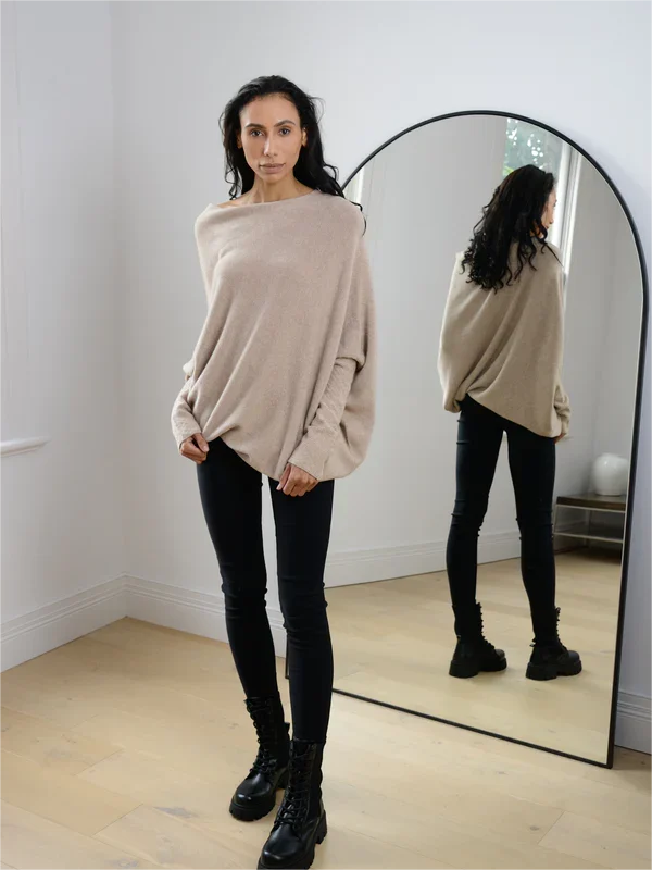 2023 Hot Sale-Asymmetric Draped Jumper (Buy 2 Free Shipping)