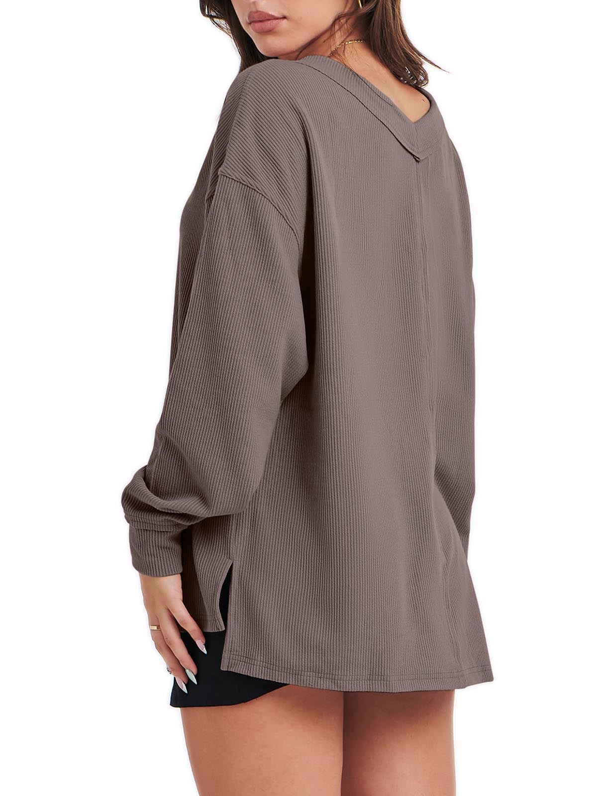 Women's Oversized Long Sleeve Sweatshirt (Buy 2 Free Shipping)