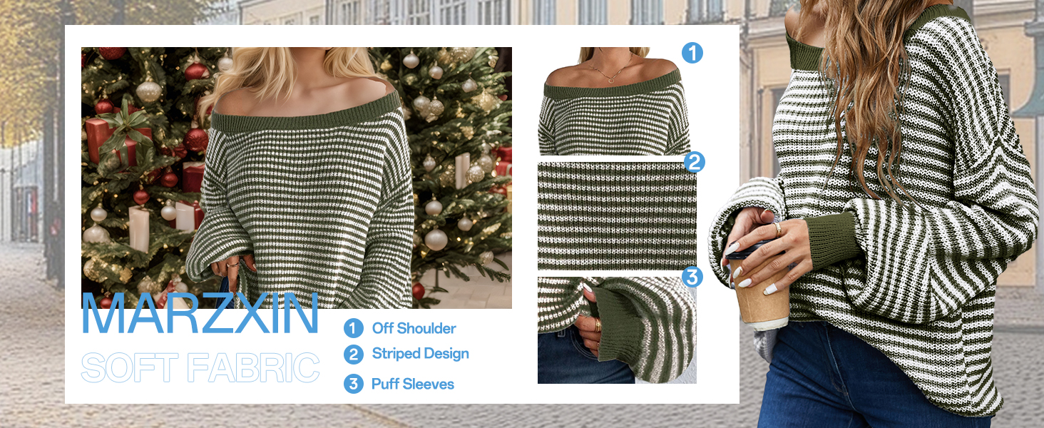 Off Shoulder Sweater