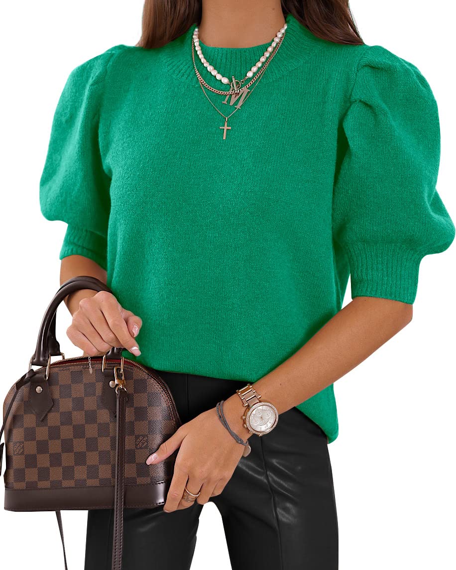 Women's Puff Short Sleeve Sweater(BUY 2 10% OFF)