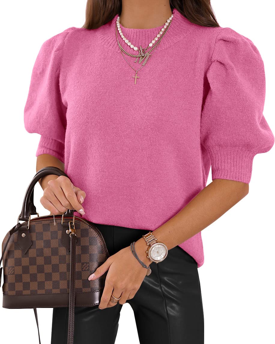 Women's Puff Short Sleeve Sweater(BUY 2 10% OFF)