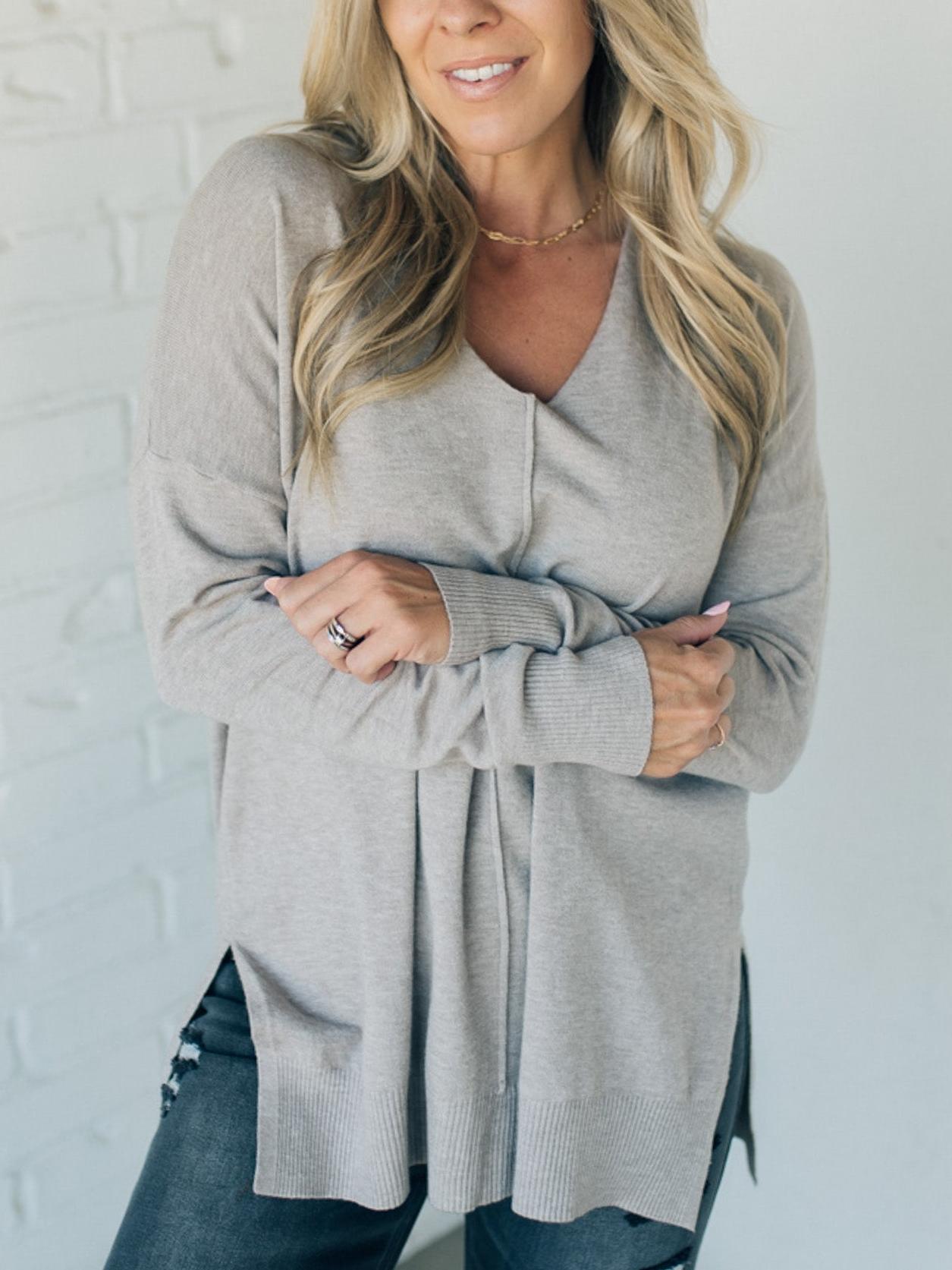 So Soft Seam Front Sweater (Buy 2 Free Shipping)