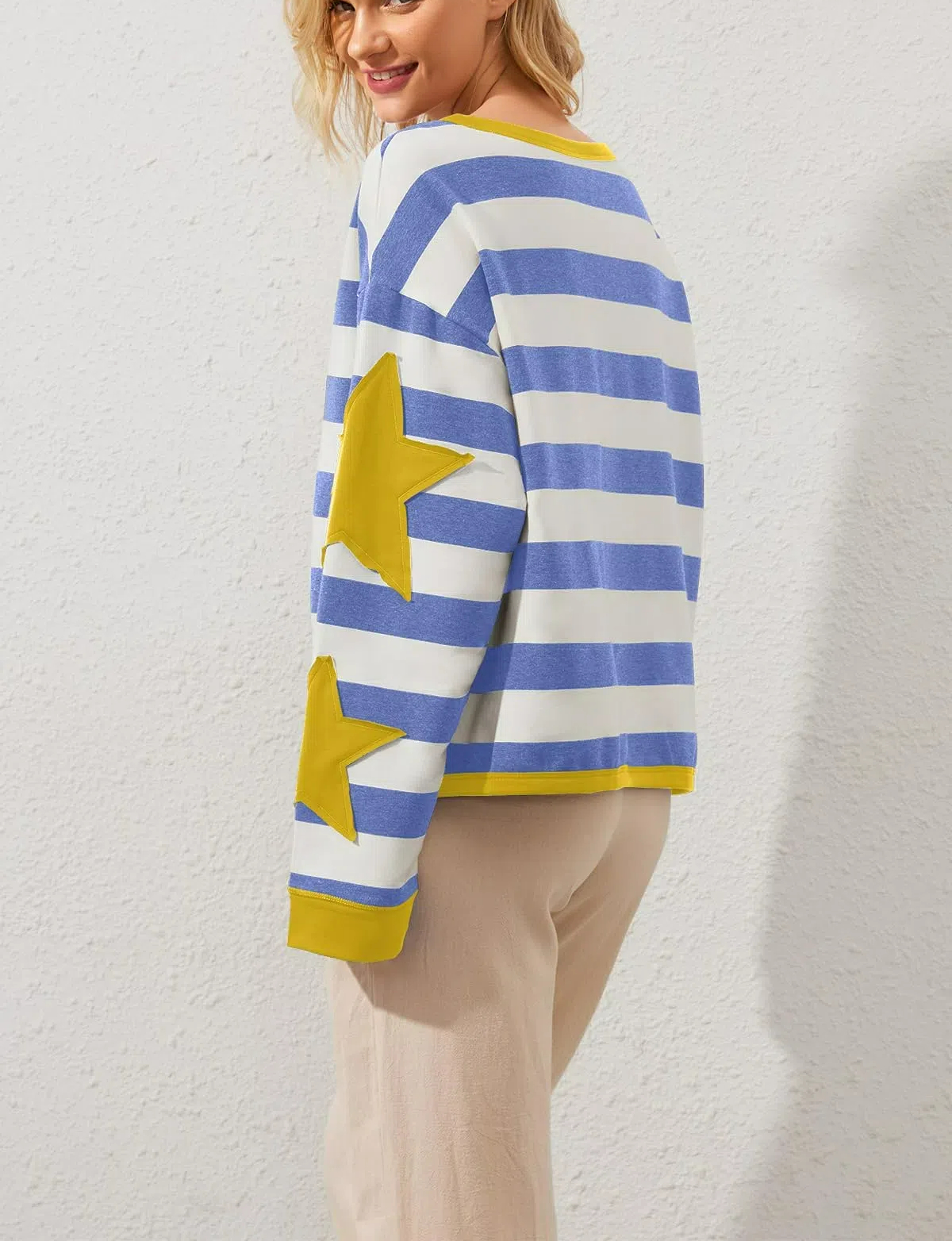 Star Graphic Oversized Sweatshirts for Women (Buy 2 Free Shipping)