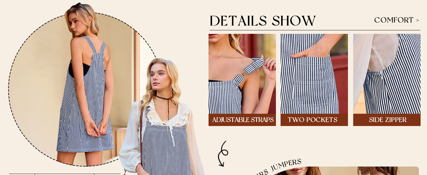Loose Bib Rompers Jumpers