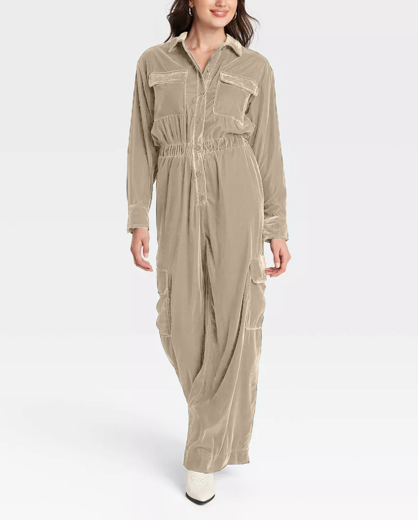 Women's Long Sleeve Velvet Overalls【Buy Two Free Shipping】