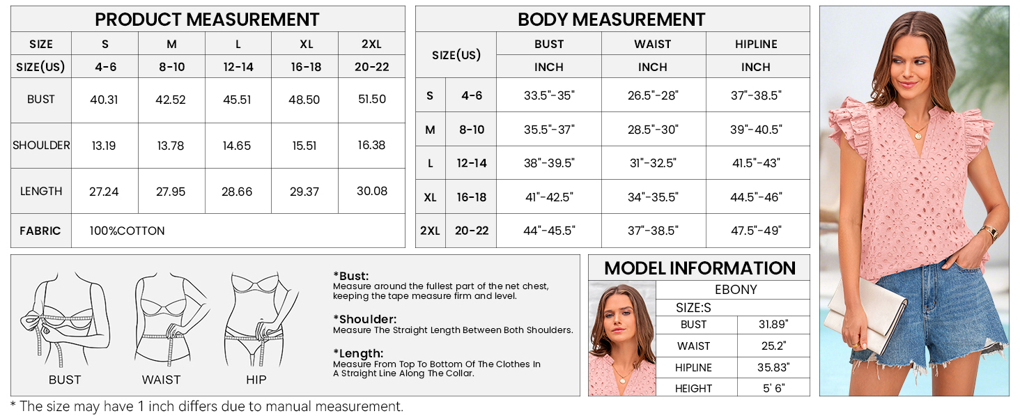 business casual tops for women v neck top womens ruffle sleeve tops eyelet tops for women