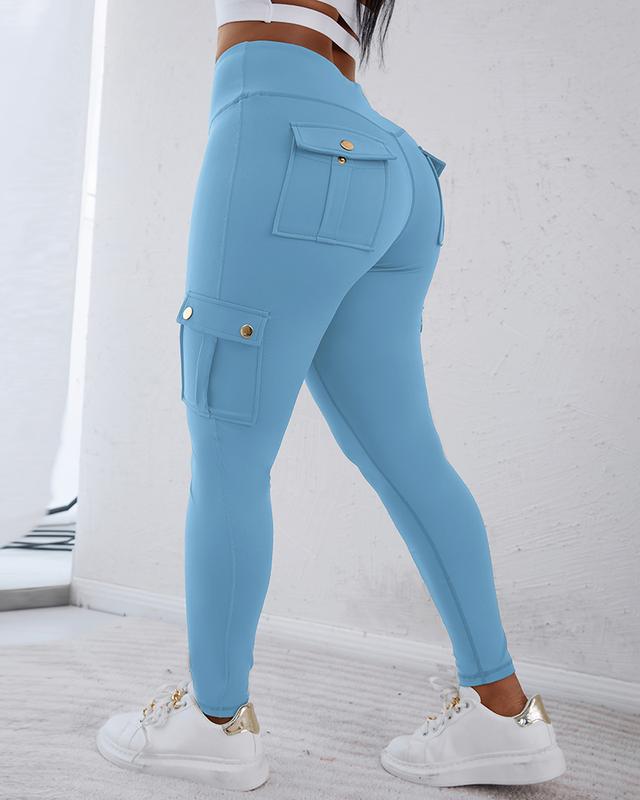 🔥Women's Pocket Sexy Stretch Leggings Fitness Track Pants
