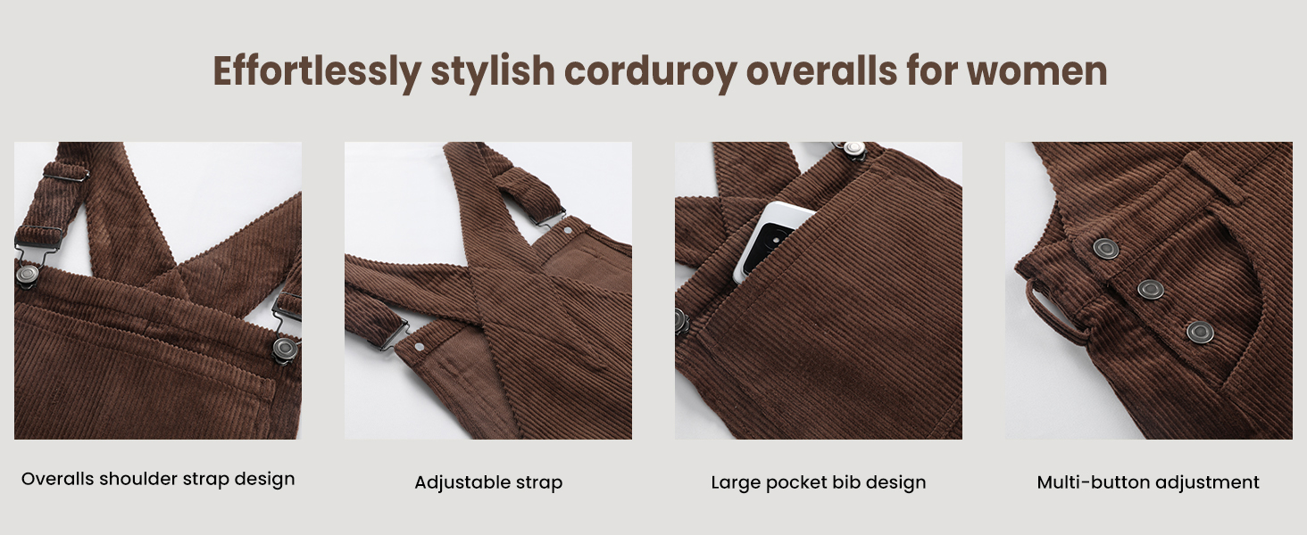 corduroy bib overalls women fall outfits women womens overalls loose fit