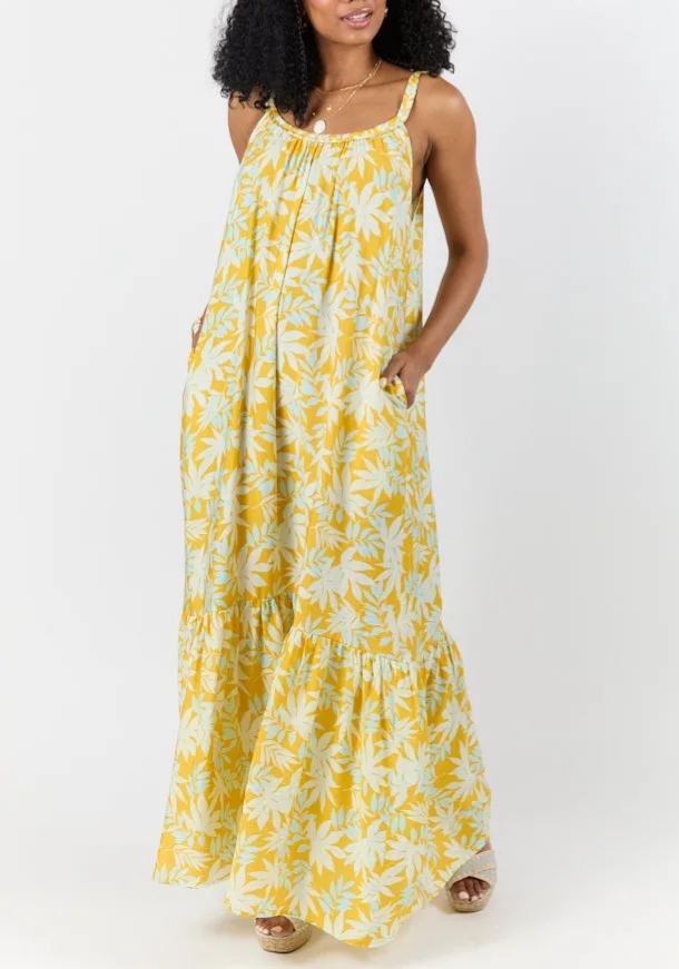 Painting The Sky Multi Watercolor Chiffon Maxi Dress SALE (BUY 3 FREE SHIPPING!!!)