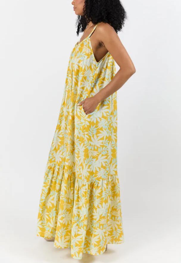 Painting The Sky Multi Watercolor Chiffon Maxi Dress SALE (BUY 2 FREE SHIPPING!!!)