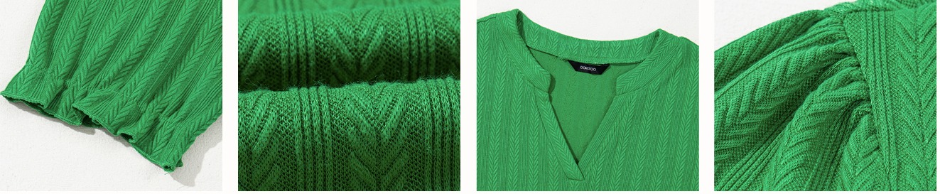 Dokotoo Womens Summer Short Puff Sleeves Tops